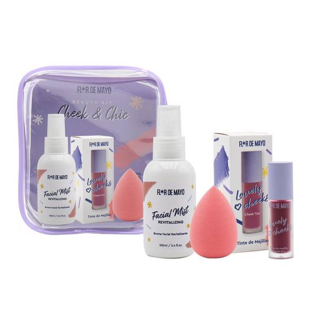 BEAUTY KIT CHEEK & CHIC ESTUCHE 4 pz