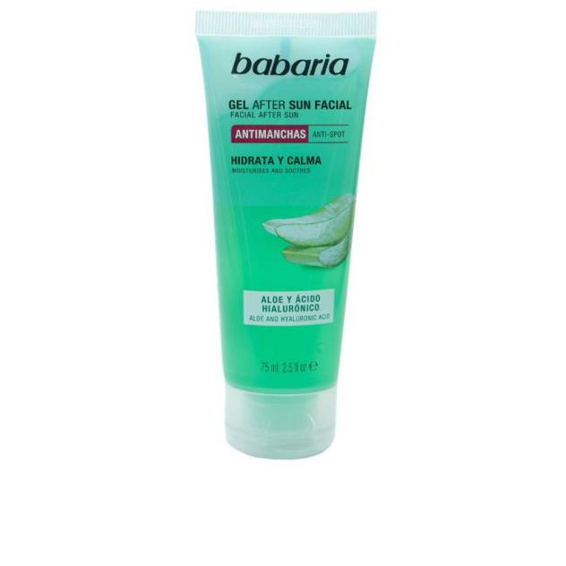 AFTER SUN FACIAL gel aloe y ácido hialurónico 75 ml AFTER SUN FACIAL gel aloe y ácido hialurónico 75 ml