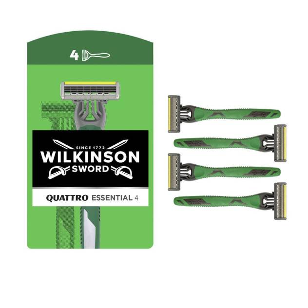 QUATTRO ESSENTIAL 4 maquinillas desechables 4 u QUATTRO ESSENTIAL 4 maquinillas desechables 4 u