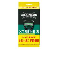 XTREME-3 SENSITIVE maquinillas desechables 24 u