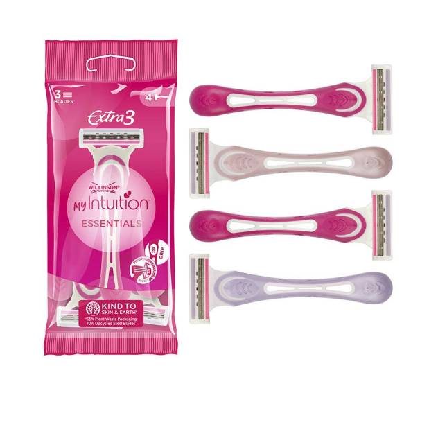 EXTRA 3 MY INTUITION maquinillas desechables 4 u EXTRA 3 MY INTUITION maquinillas desechables 4 u