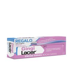 GINGILACER PASTA DENTÍFRICA + CEPILLO DENTAL PACK 2 pz
