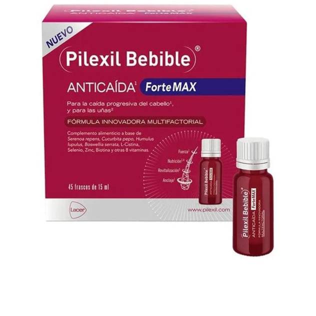 PILEXIL FORTE MAX anticaída bebible 45 u PILEXIL FORTE MAX anticaída bebible 45 u