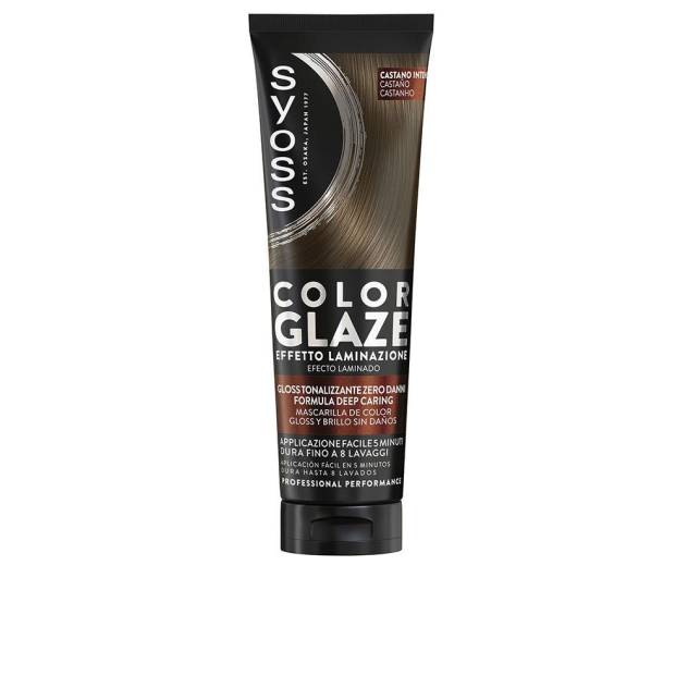 COLOR GLAZE mascarilla de color matiante con efecto laminado #Castaño 130 ml COLOR GLAZE mascarilla de color matiante con efecto laminado #Castaño 130 ml