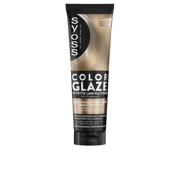 COLOR GLAZE mascarilla de color matiante con efecto laminado #Rubio Beige 130 ml COLOR GLAZE mascarilla de color matiante con efecto laminado #Rubio Beige 130 ml