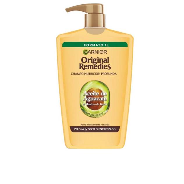 ORIGINAL REMEDIES champú aguacate y karité 1000 ml ORIGINAL REMEDIES champú aguacate y karité 1000 ml