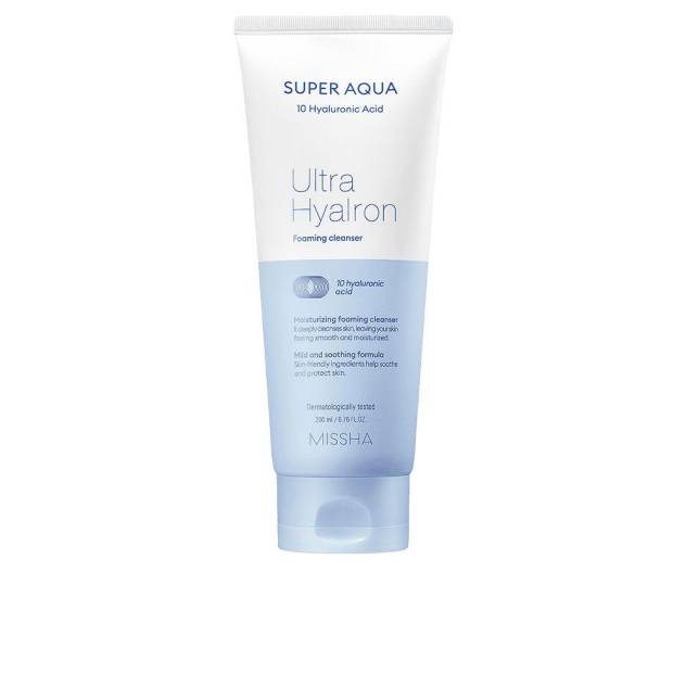 SUPER AQUA ultra hyalron foaming cleanser 200 ml SUPER AQUA ultra hyalron foaming cleanser 200 ml