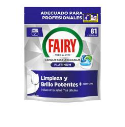 FAIRY PROFESSIONAL PLATINUM lavavajillas 81 cápsulas