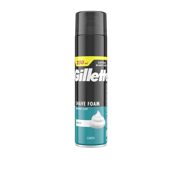 GILLETTE ESPUMA CLASICA piel sensible 250 ml GILLETTE ESPUMA CLASICA piel sensible 250 ml