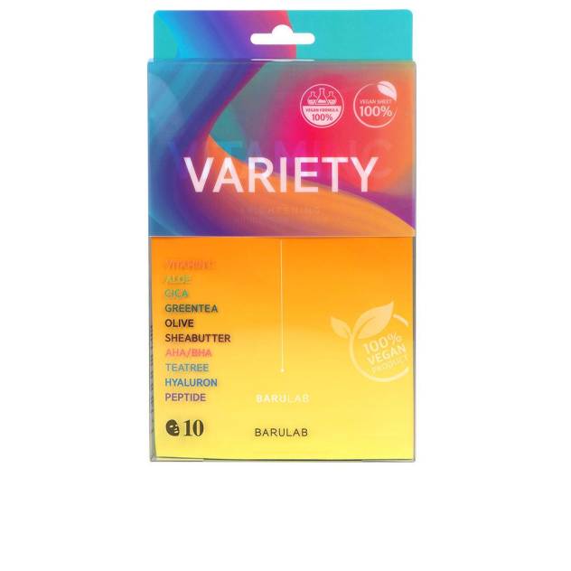 VEGAN VARIETY MASK ESTUCHE 10 pz VEGAN VARIETY MASK ESTUCHE 10 pz