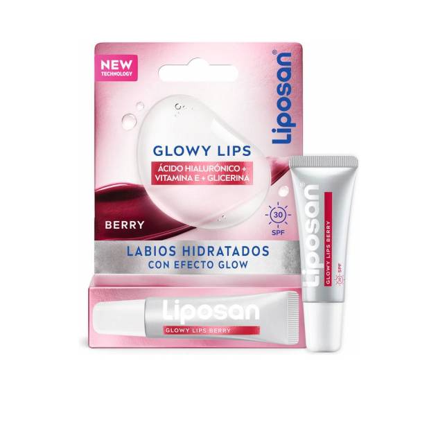 LIPOSAN glowy lips berry SPF30 10 ml LIPOSAN glowy lips berry SPF30 10 ml