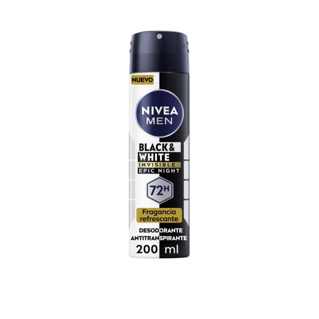 MEN BLACK & WHITE INVISIBLE epic night spray 200 ml MEN BLACK & WHITE INVISIBLE epic night spray 200 ml