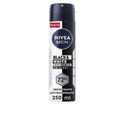 MEN BLACK & WHITE INVISIBLE ORIGINAL desodorante spray 250 ml