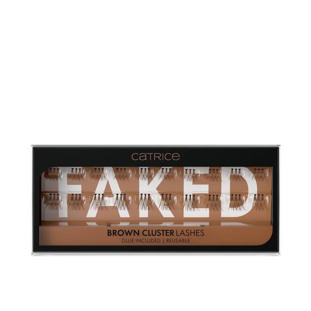 FAKED BROWN CLUSTER pestañas postizas 20 u FAKED BROWN CLUSTER pestañas postizas 20 u