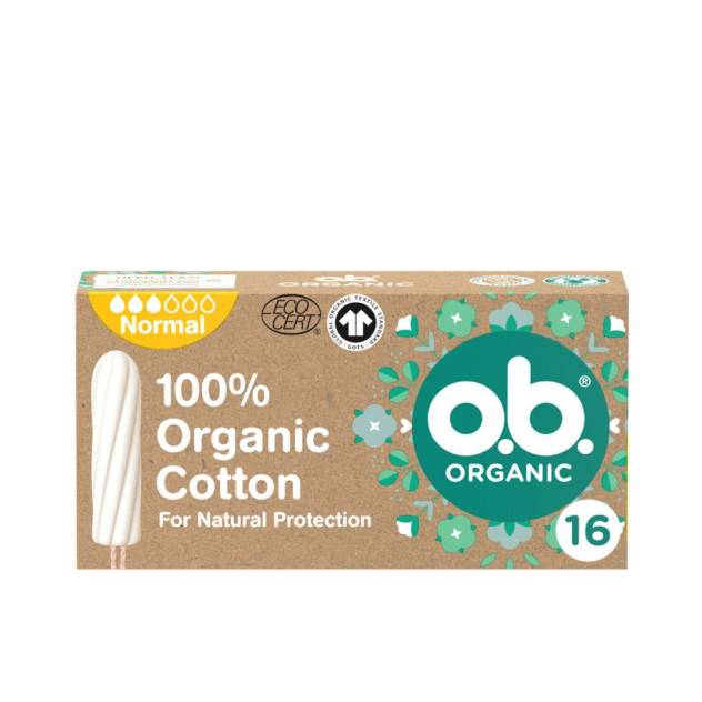 O.B. ORGANIC normal tampón 16 u O.B. ORGANIC normal tampón 16 u