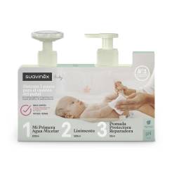 BABY SISTEMA 3 PASOS PARA EL CAMBIO DE PAÑAL ESTUCHE 3 pz