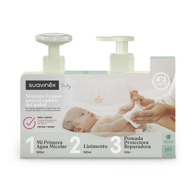 BABY SISTEMA 3 PASOS PARA EL CAMBIO DE PAÑAL ESTUCHE 3 pz BABY SISTEMA 3 PASOS PARA EL CAMBIO DE PAÑAL ESTUCHE 3 pz