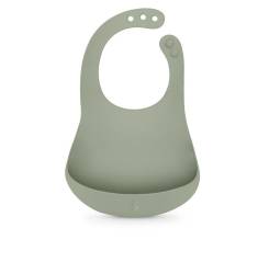 SELECTION babero de silicona +4m #Verde 1 u