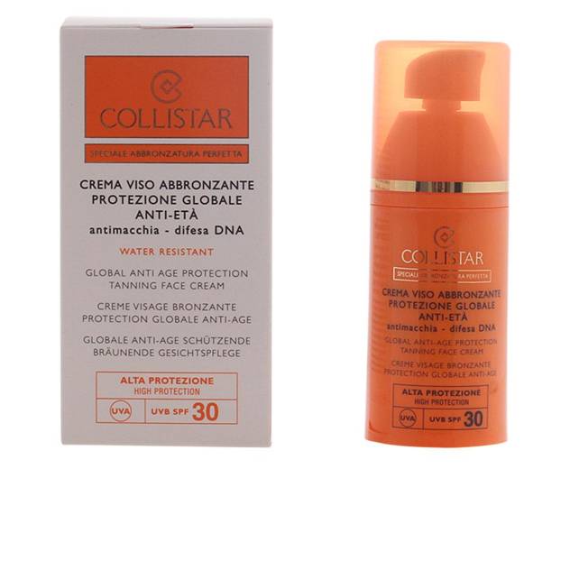 CREMA ROSTRO bronceadora protección global antiedad SPF30 50 ml