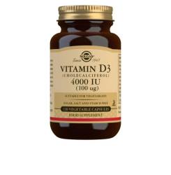 VITAMINA D3 4000 UI 100 µg Colecalciferol cápsulas vegetales 120 u