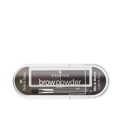 BROW POWDER polvos para cejas #02-dark & deep 2,3 gr