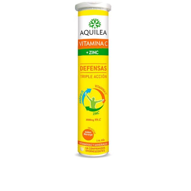 Vitamina C y Zinc 14 Comprimidos Efervescentes