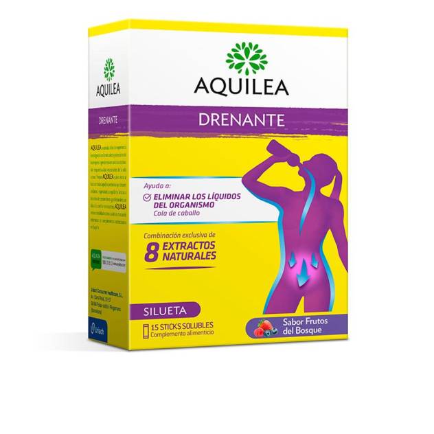 Drenante con Sabor a Frutos del Bosque 15 Sticks Solubles