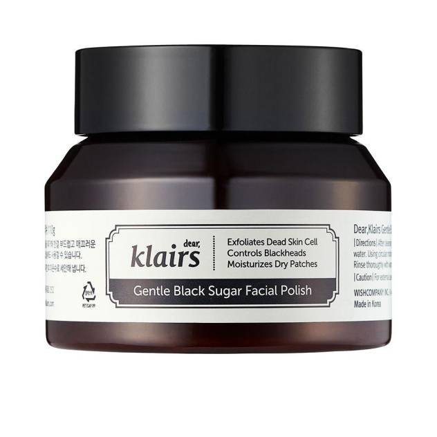 GENTLE BLACK sugar facial polish 110 gr