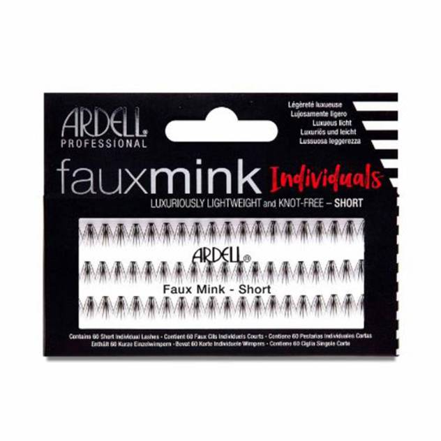 FAUX MINK pestañas individuales negras #short 1 u FAUX MINK pestañas individuales negras #short 1 u