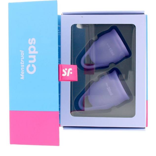 SATISFYER FEEL CONFIDENT COPA MENSTRUAL PACK 2 pz