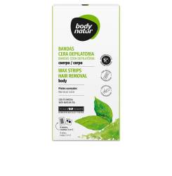 BANDAS cera depilatoria cuerpo té matcha 16 u