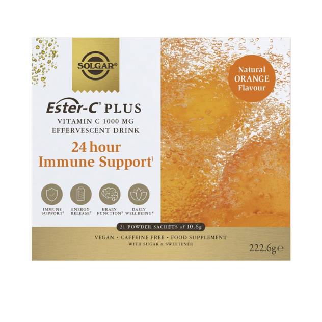 Ester-C Plus Vitamina C Polvo Efervescente 21 unidades