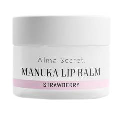 Balsam de buze reparator cu aroma de capsuni Alma Secret MANUKA fresa 10 ml