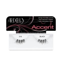 ACCENT pestañas #318-black 1 u