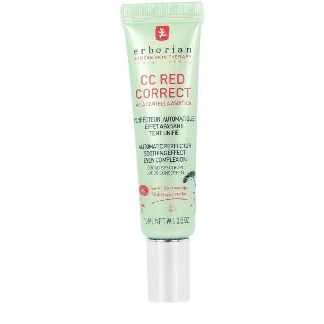 CC RED À LA CENTELLA ASIATICA corrector antirrojeces SPF25 #claro 15 ml