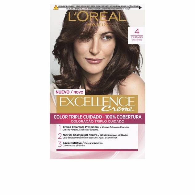 EXCELLENCE Creme tinte #4-castaño 192 ml