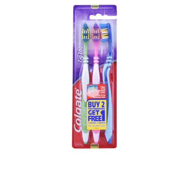 ZIG ZAG cepillo dientes #medium 3 uds ZIG ZAG cepillo dientes #medium 3 uds