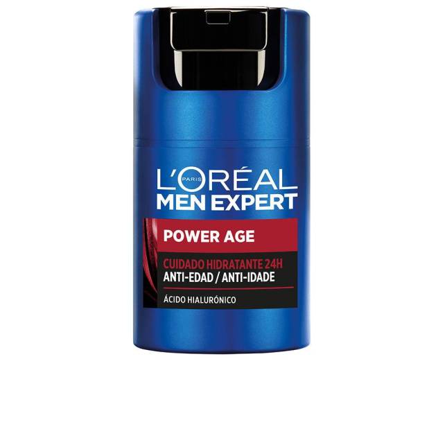 MEN EXPERT POWER AGE crema a.hialurónico anti-edad 50 ml
