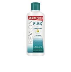 FLEX KERATIN purificante cabello graso champú 650 ml