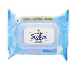 SCOTTEX papel higiénico húmedo original 74 u