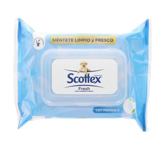 SCOTTEX papel higiénico húmedo original 74 u