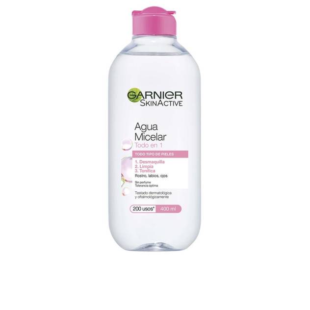 SKINACTIVE agua micelar todo en 1 400 ml