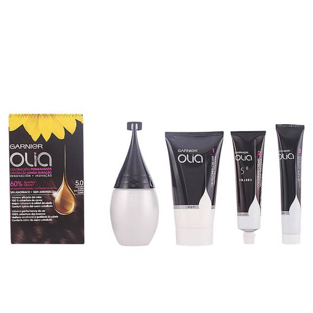 OLIA Coloración Permanente #5,0 Castaño Claro lote OLIA Coloración Permanente #5,0 Castaño Claro lote