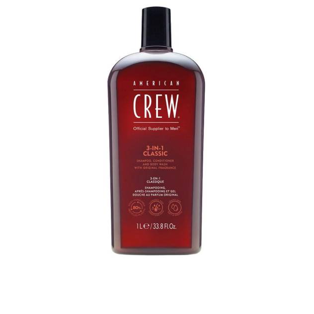 CREW 3 IN 1 shampoo, conditioner & body wash 1000 ml CREW 3 IN 1 shampoo, conditioner & body wash 1000 ml