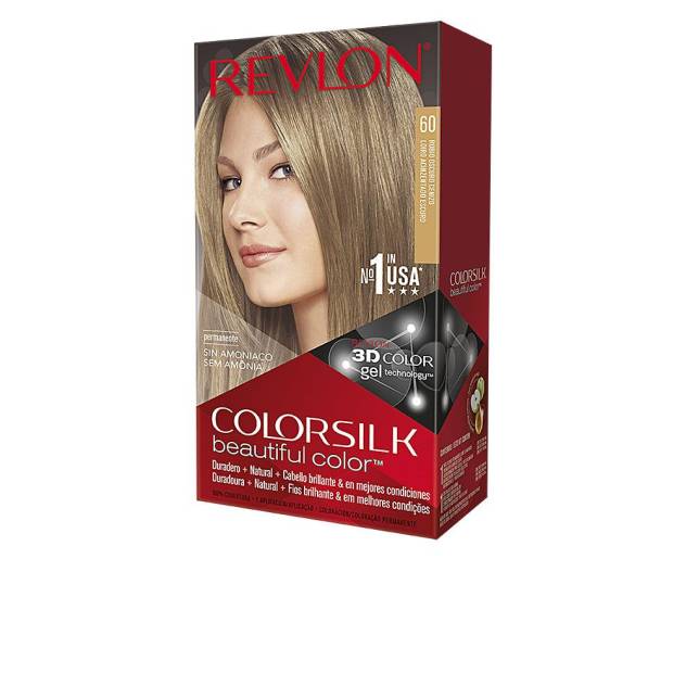 COLORSILK tinte #60-rubio oscuro cenizo 1 u