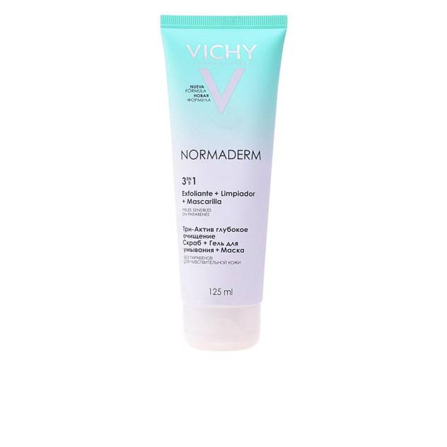 NORMADERM 3 EN 1 exfoliante, limpiador y mascarilla 125 ml