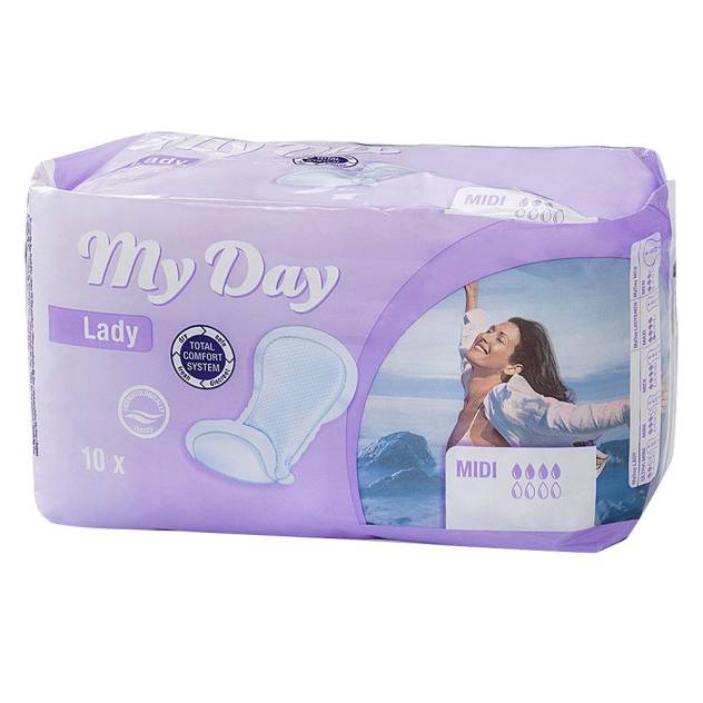 MY DAY compresas incontinencia midi 10 u