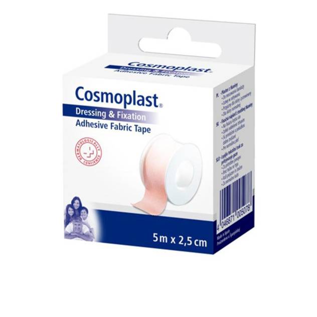 COSMOPLAST esparadrapo tejido universal rollo 5 x 2,5 cm