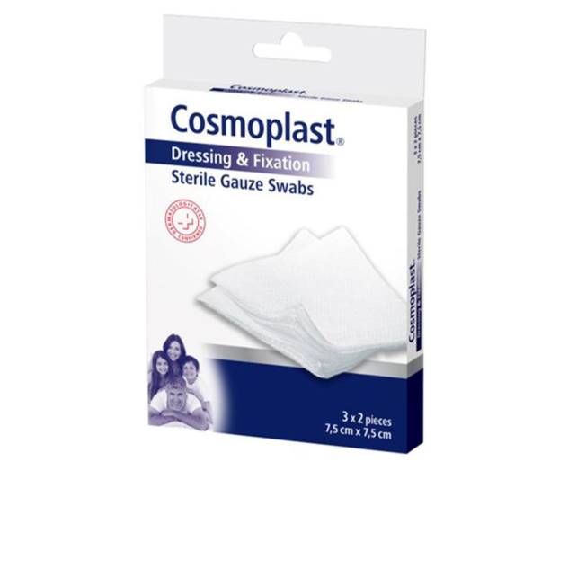 COSMOPLAST gasas esterilizada 7,5 x 7,5 cm