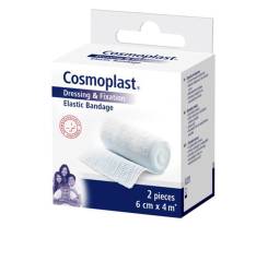 COSMOPLAST venda elástica 6x4 cm 2 u